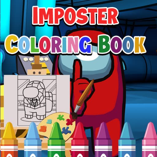 Imposter Coloring Book Image