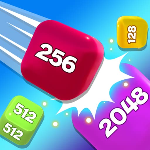 Chain Cube 2048 3D Merge Game Image