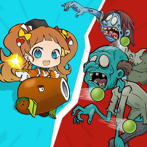 Plant Girl Defense Zombie Image