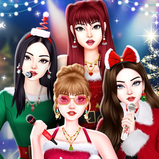 Black Pink Christmas Concert Image
