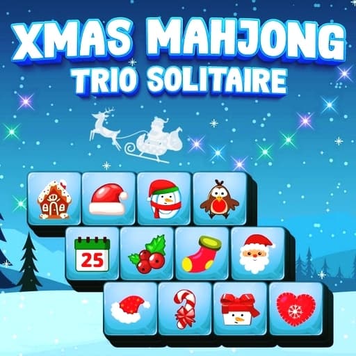 Xmas Mahjong Trio Solitaire Image