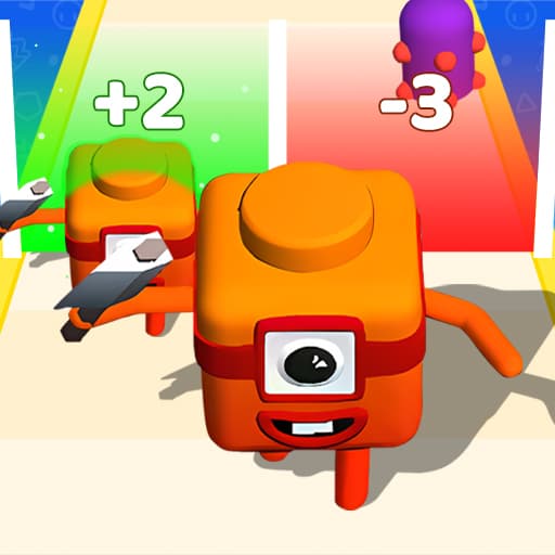Merge Number Cube 3d Run Game Image
