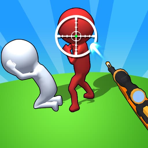 Stickman Sniper Western Gun Image